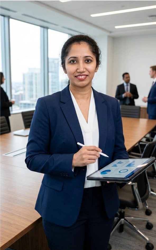 Swathi Baggu, Founder and CEO of Synergistic AI Solutions